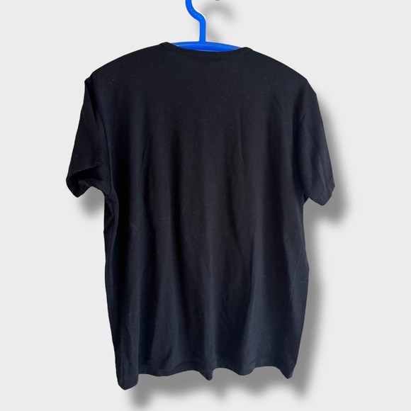 Black & Gold Vintage Celestial Tee - 1X - Venezia Embroidered Beaded Embellished - Picture 3 of 7